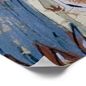 Nebamun Jagd in den Sümpfen mit seiner Ehefrau Poster (Ecke)