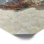 Nebamun Jagd in den Sümpfen mit seiner Ehefrau Poster (Ecke)