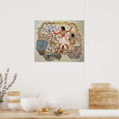 Nebamun Jagd in den Sümpfen mit seiner Ehefrau Poster (Küche)
