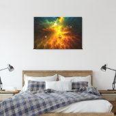 Nebel 1 überzogene Canvas Leinwanddruck (Insitu (Schlafzimmer))