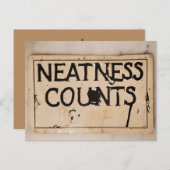 Nebel als Button Feiertagspostkarte (Vorne/Hinten)