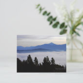 Nebel am frühen Morgen... Postkarte (Stehend Vorderseite)