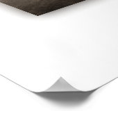 Nebel am Morgen Poster (Ecke)