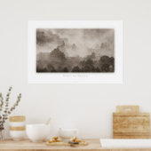 Nebel am Morgen Poster (Küche)