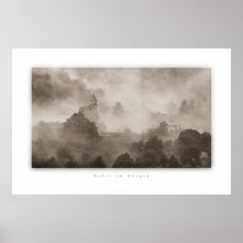Nebel am Morgen Poster