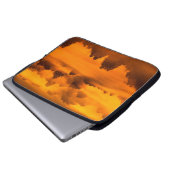 Nebel am Morgen über den Fluss Laptopschutzhülle (Vorne Knopf)