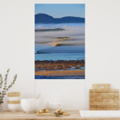 Nebel am Morgen über Netarts Bay, OR Poster (Küche)