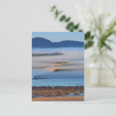 Nebel am Morgen über Netarts Bay, OR Postkarte (Stehend Vorderseite)