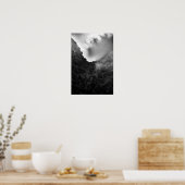 Nebel am Vormittag vor der großen Tür Poster (Küche)