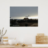 Nebel an der Küste und Rauch Poster (Küche)