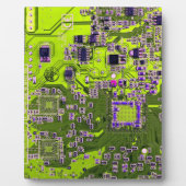 Nebel an der Netzplatine des Computergeek Fotoplatte (Vorderseite)