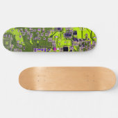 Nebel an der Netzplatine des Computergeek Skateboard (Horizontal)