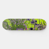 Nebel an der Netzplatine des Computergeek Skateboard (Horizontal)