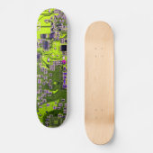 Nebel an der Netzplatine des Computergeek Skateboard (Vorderseite)