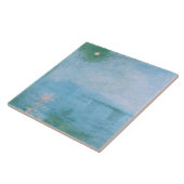 Nebel an der Themse (von Claude Monet) Fliese (Seite)