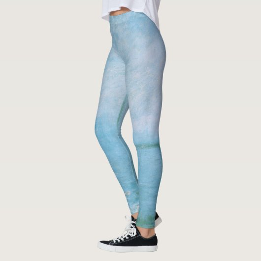 Nebel an der Themse (von Claude Monet) Leggings (Links)