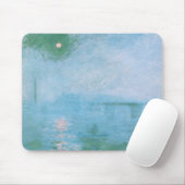Nebel an der Themse (von Claude Monet) Mousepad (Mit Mouse)