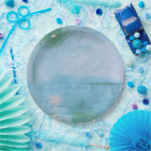 Nebel an der Themse (von Claude Monet) Pappteller (Party)