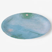 Nebel an der Themse (von Claude Monet) Pappteller (Schrägansicht)