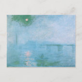 Nebel an der Themse (von Claude Monet) Postcard Postkarte (Vorderseite)