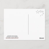 Nebel an Flughafen Amsterdams Schiphol Postkarte (Rückseite)