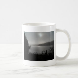 Nebel auf Cleveland Lake Kaffeetasse