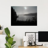 Nebel auf Cleveland Lake Poster (Heimbüro)