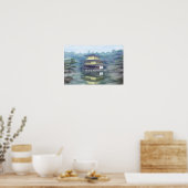 Nebel auf dem Golden Pavillon Poster (Küche)