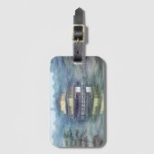 Nebel auf dem Goldenen Pavillon - Kyoto Gepäckanhänger (Vorderseite Vertikal)