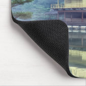Nebel auf dem Goldenen Pavillon - Kyoto Mousepad (Ecke)