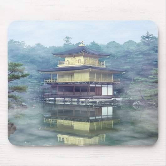 Nebel auf dem Goldenen Pavillon - Kyoto Mousepad (Vorne)