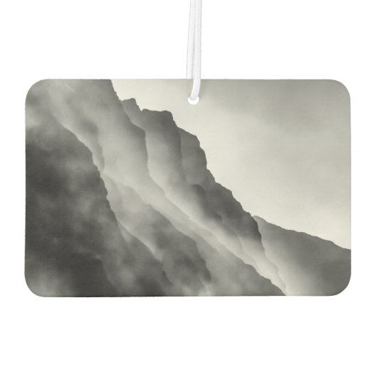 Nebel auf den Felsen Autolufterfrischer (Rückseite)