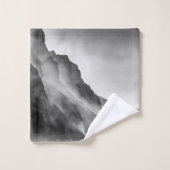 Nebel auf den Felsen Badhandtuch Set (Waschlappen)