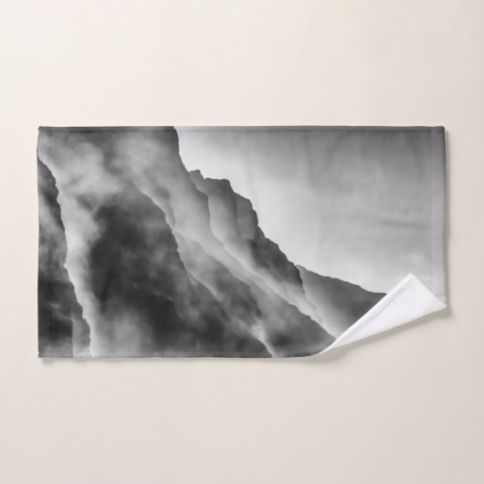 Nebel auf den Felsen Badhandtuch Set (Handtuch)