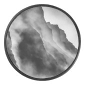 Nebel auf den Felsen Eishockey Puck (Vorderseite)