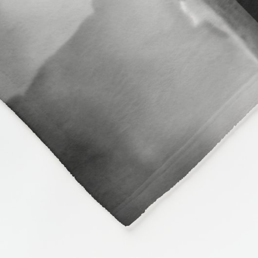 Nebel auf den Felsen Fleecedecke (Ecke)