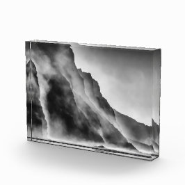 Nebel auf den Felsen Fotoblock