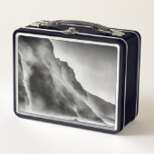 Nebel auf den Felsen Metall Brotdose (Vorderseite)