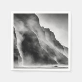 Nebel auf den Felsen Serviette (Vorderseite)