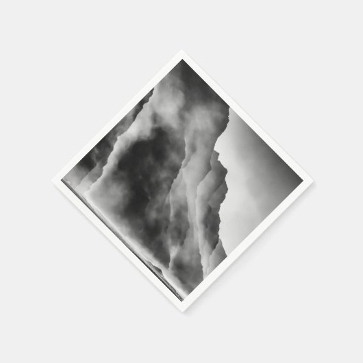 Nebel auf den Felsen Serviette (Ecke)