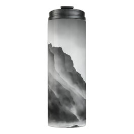 Nebel auf den Felsen Thermosbecher