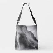Nebel auf den Felsen Tragetaschen Mit Langen Trägern (Rückseite)