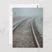 Nebel auf der Postkarte (Vorne/Hinten)