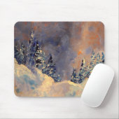 Nebel auf der Schnee-Spitze 2009 Mousepad (Mit Mouse)