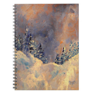 Nebel auf der Schnee-Spitze 2009 Notizblock