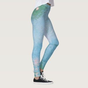Nebel auf der Themse (von Claude Monet) Leggings