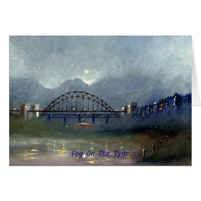 Nebel auf der Tyne-Karte (Vorderseite (Horizontal))