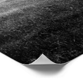 Nebel auf der Wiese Poster (Ecke)