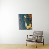 Nebel auf einem einsamen Herbstfeld Wandteppich (Beispiel)