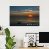 Nebel auf Maple Lake Poster (Heimbüro)